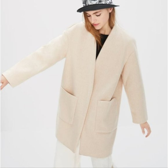 Zara Jackets & Blazers - Zara coat jacket camel colour sz S